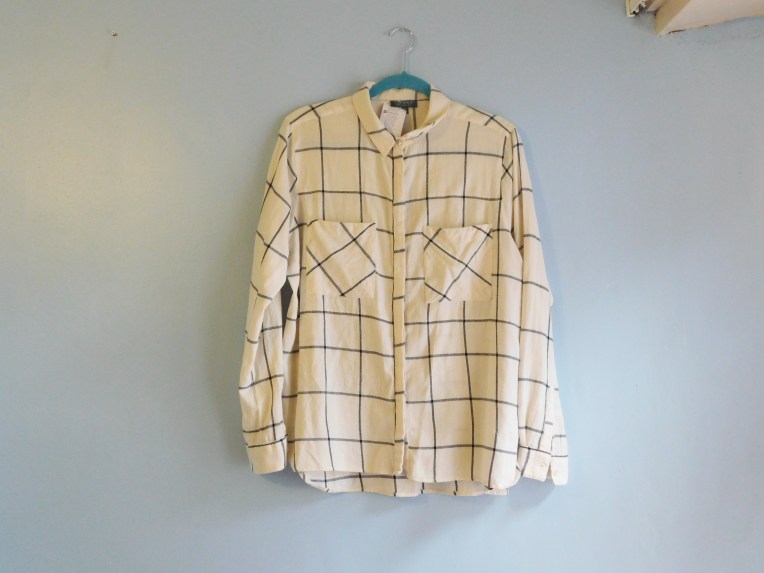 Louise Alice Jay Windowpane Shirt