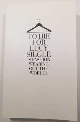 To Die For Lucy Siegle Is fashion wearing out the world